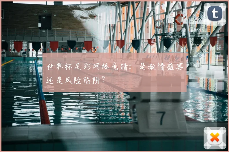 世界杯足彩网络竞猜：是激情盛宴还是风险陷阱？